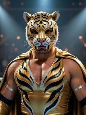 El Tigre, Luchador