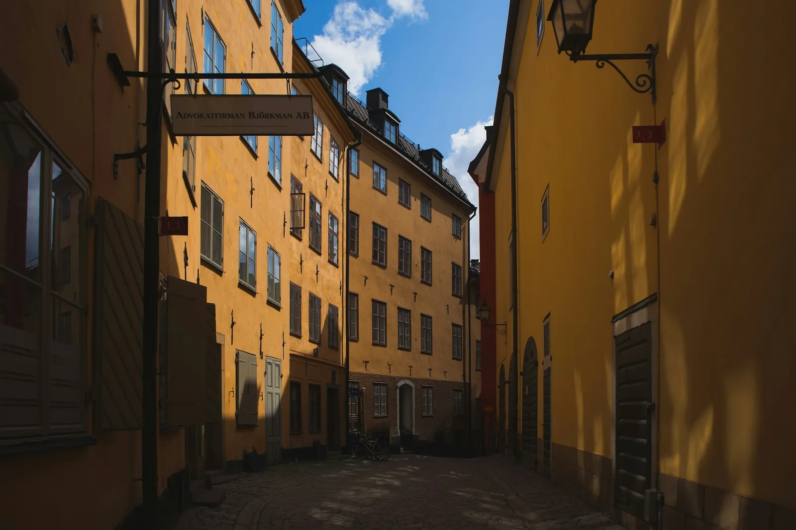 A street in Stockholm old town